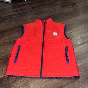 St. Louis Cardinals Red XL Puffer Vest EUC